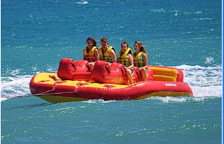 Banana boat slider